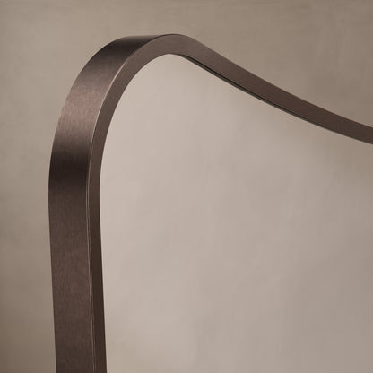 Origins Living Delphine Mirror 120 X 70cm Brushed Bronze - Hot Tub Shop