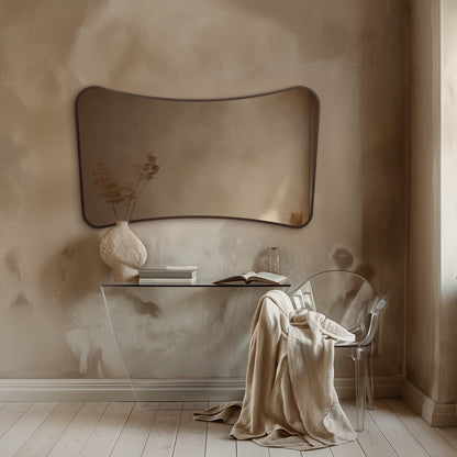 Origins Living Delphine Mirror 120 X 70cm Brushed Bronze - Hot Tub Shop