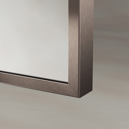 Origins Living Delphine Overmantle Arch Mirror 120 X 70cm Brushed Bronze - Hot Tub Shop