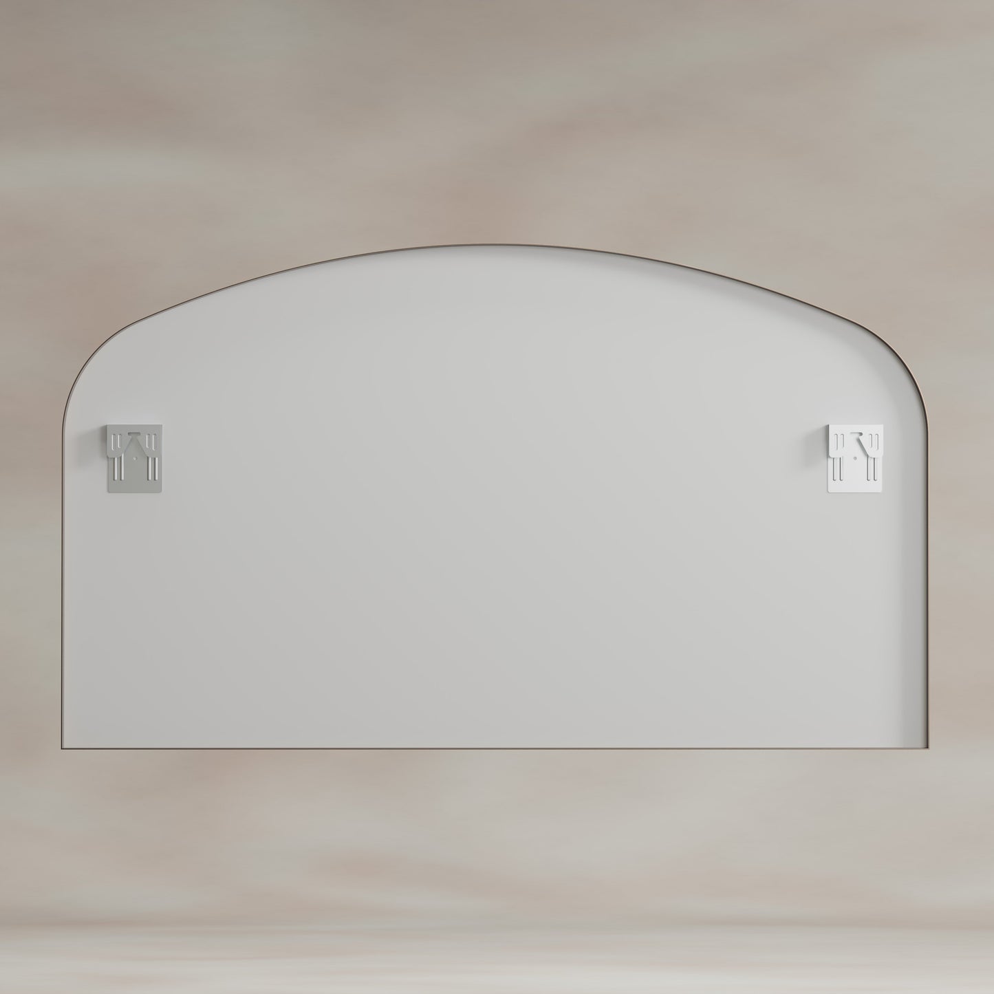 Origins Living Delphine Overmantle Arch Mirror 120 X 70cm Brushed Bronze - Hot Tub Shop