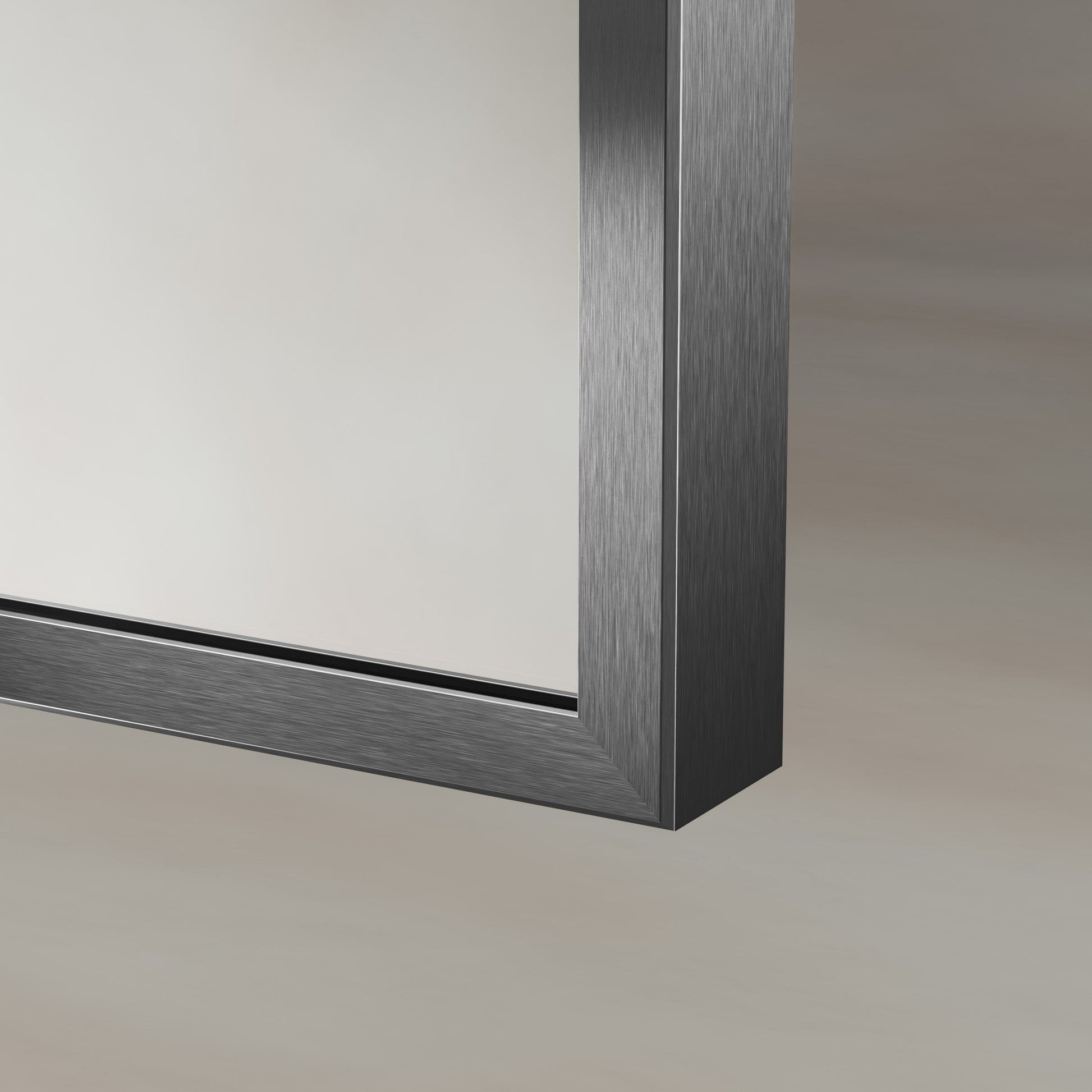 Origins Living Delphine Overmantle Arch Mirror 120 X 70cm Gunmetal - Hot Tub Shop