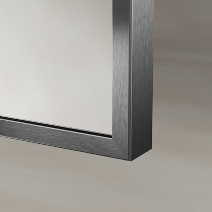 Origins Living Delphine Overmantle Arch Mirror 120 X 70cm Gunmetal - Hot Tub Shop