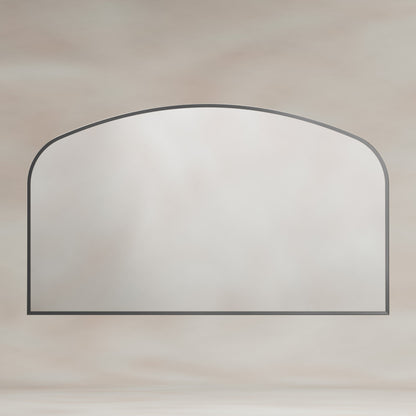 Origins Living Delphine Overmantle Arch Mirror 120 X 70cm Gunmetal - Hot Tub Shop