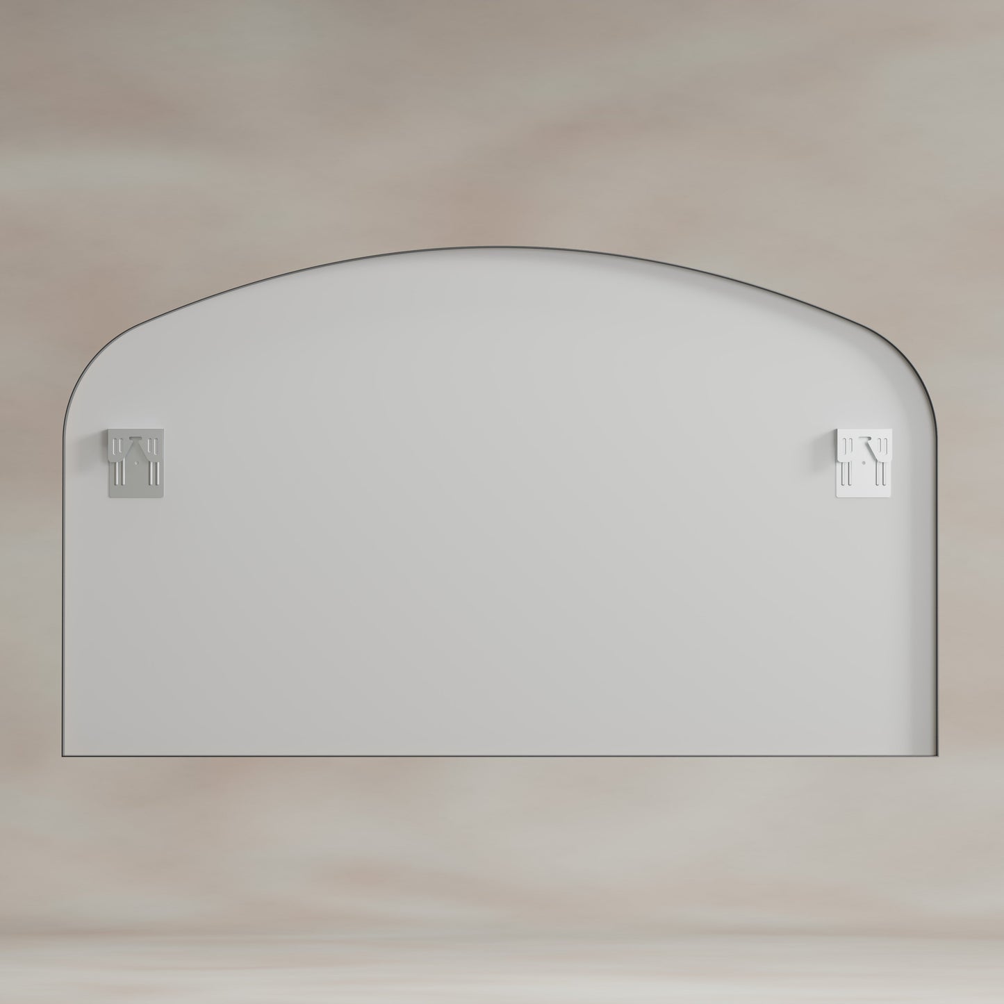 Origins Living Delphine Overmantle Arch Mirror 120 X 70cm Gunmetal - Hot Tub Shop