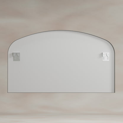 Origins Living Delphine Overmantle Arch Mirror 120 X 70cm Gunmetal - Hot Tub Shop