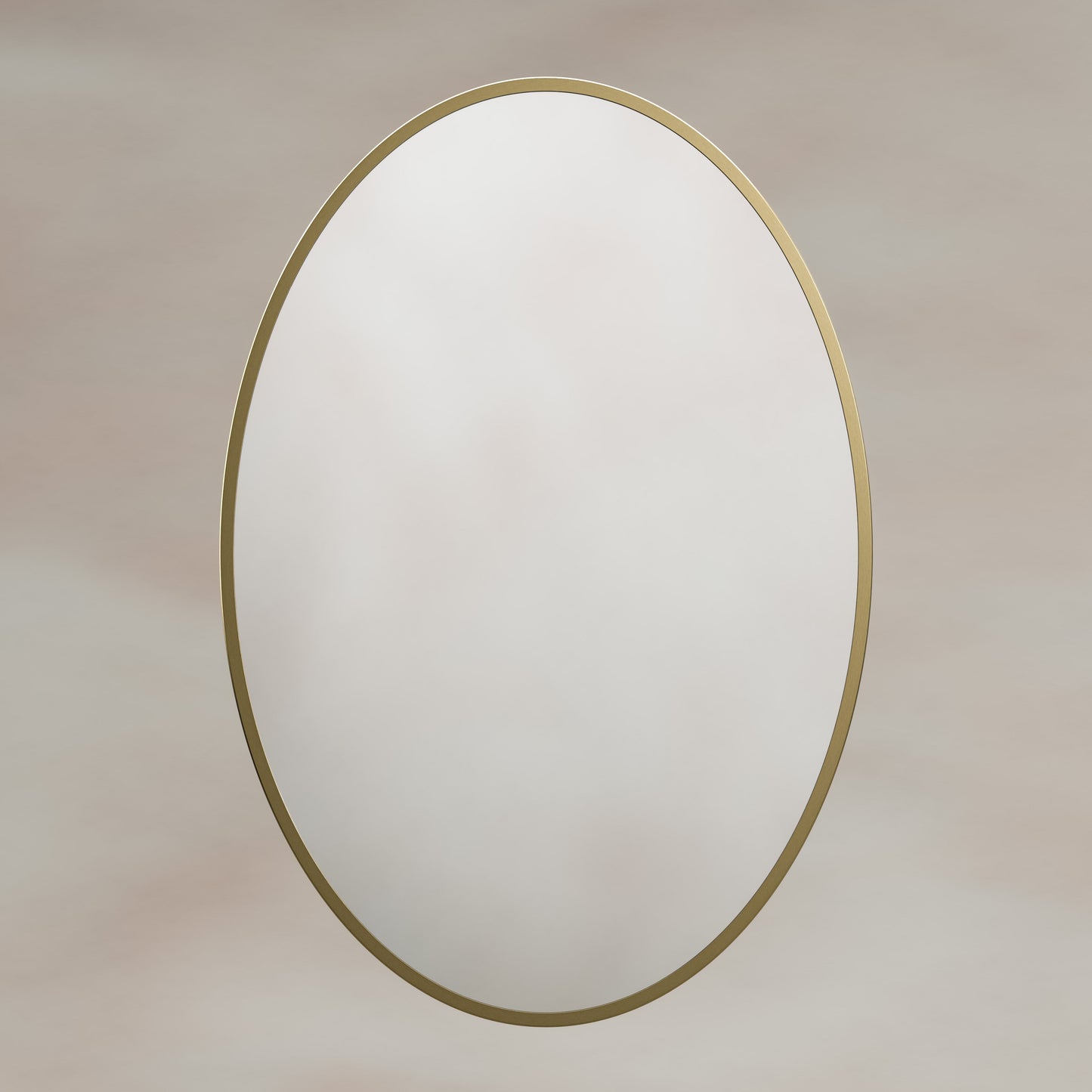 Origins Living Delphine Oval Mirror 55 X 80cm Brushed Brass
