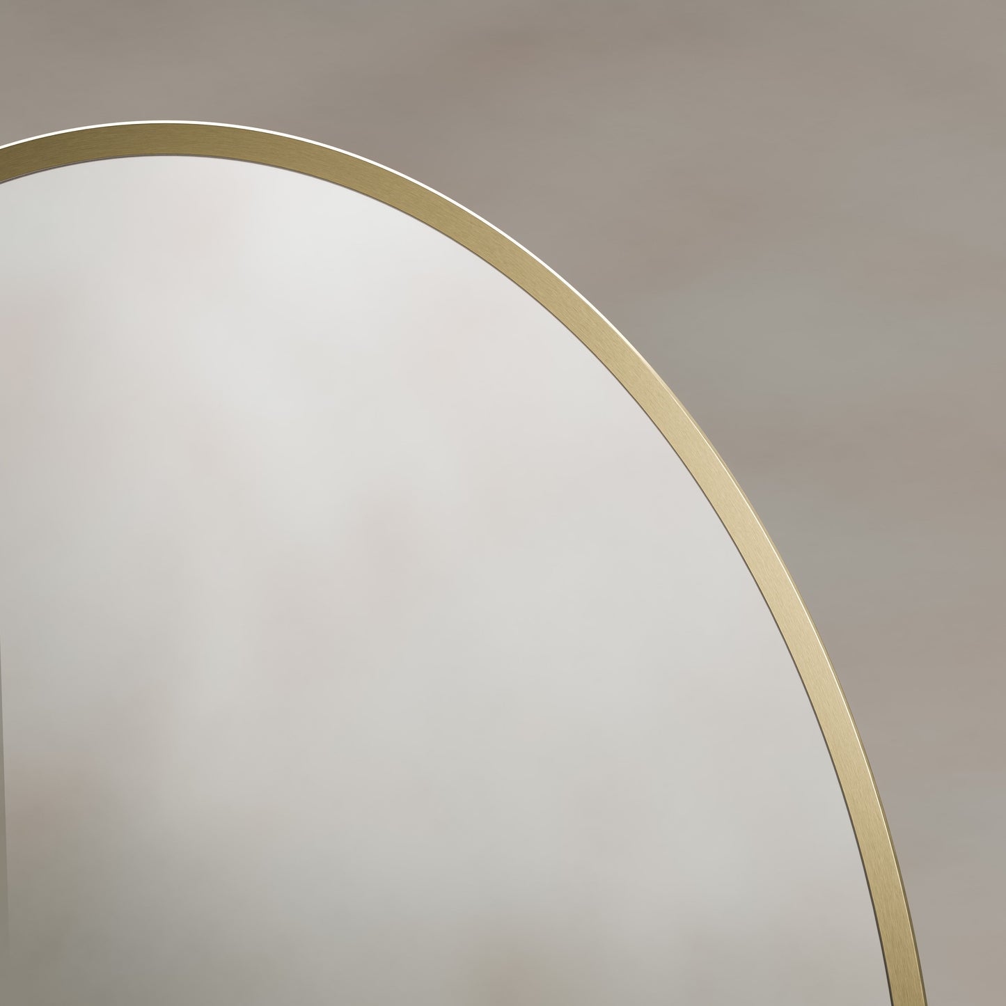 Origins Living Delphine Oval Mirror 55 X 80cm Brushed Brass
