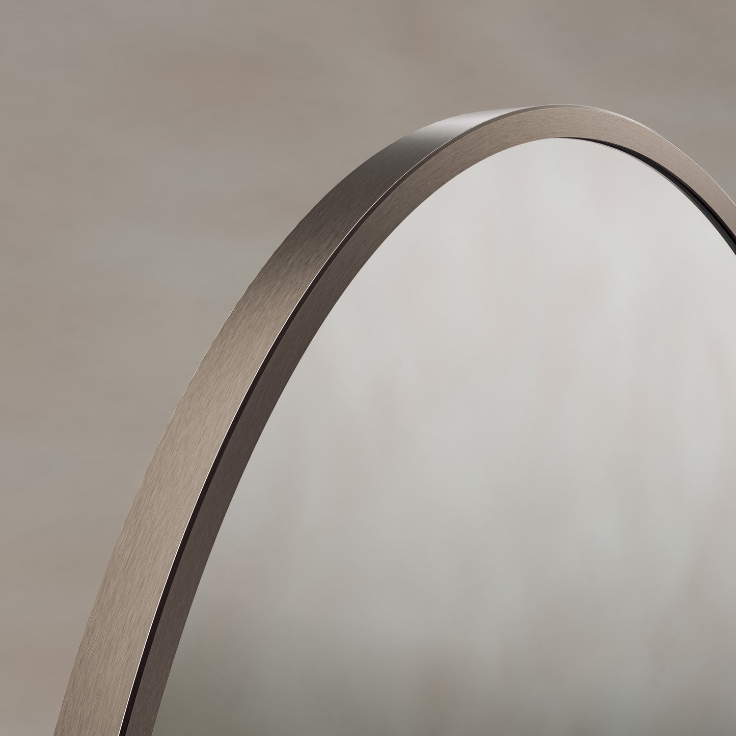 Origins Living Delphine Oval Mirror 55 X 80cm Brushed Bronze - Hot Tub Shop