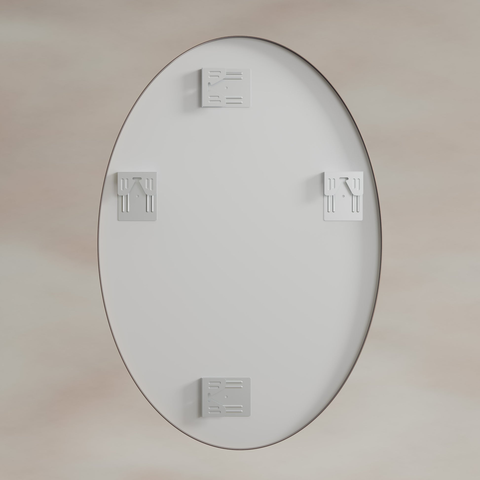 Origins Living Delphine Oval Mirror 55 X 80cm Brushed Bronze - Hot Tub Shop
