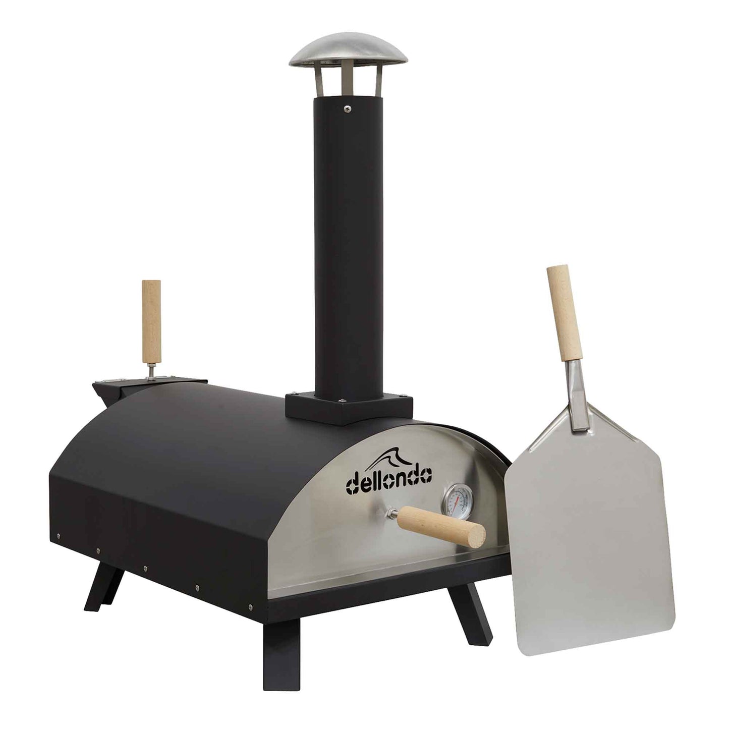 Wood-Fired 14" Pizza Oven and Smoking Oven with Pizza Peel & Cover - DG218 - Hot Tub Shop