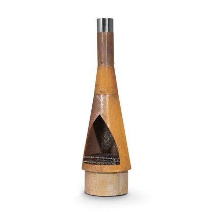 Conical Chiminea - Corten Steel