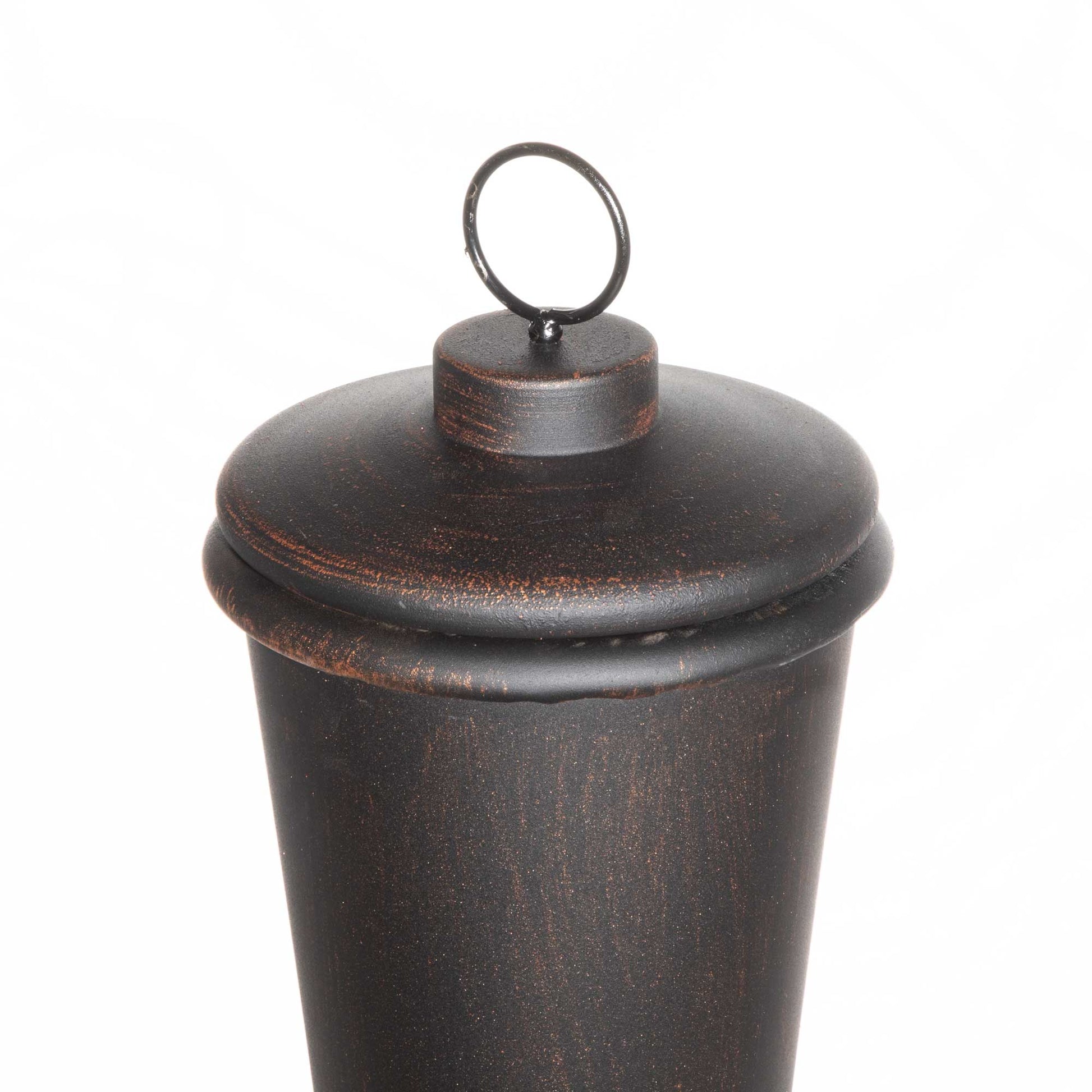 Deluxe 360° Chiminea/Fire Pit/Outdoor Heater inc Fire Poker & Cover - Antique Bronze Finish - DG241 - Hot Tub Shop