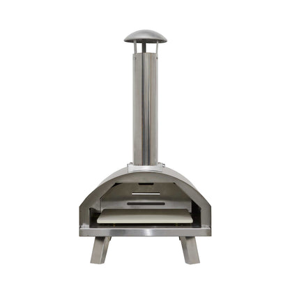 Portable Wood-Fired Stainless Steel Pizza Oven with Cover/Carry Bag and Trolley - DG259