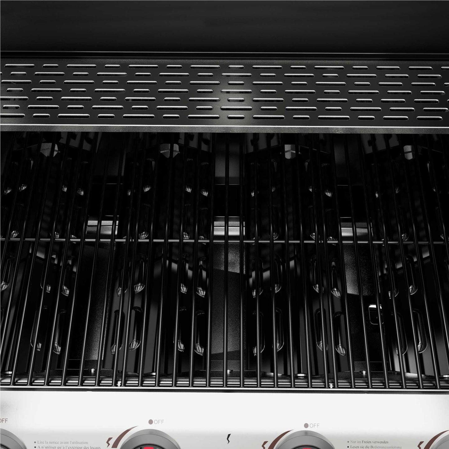 Dellonda 4 Burner Gas BBQ - Black & Stainless Steel