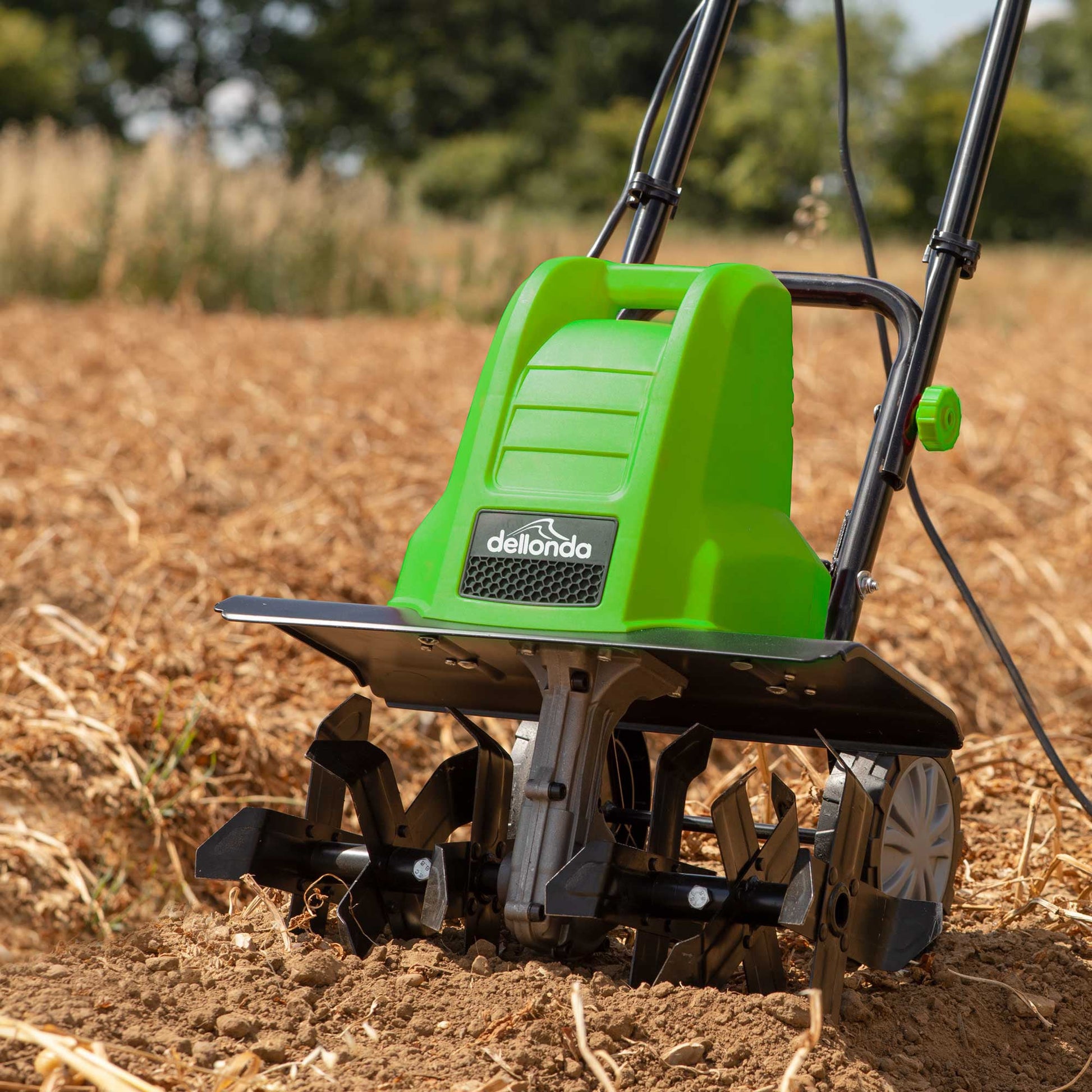 1500W Electric Tiller/Cultivator, 40cm Working Width, 6 Blades, 10m Cable - DG217 - Hot Tub Shop