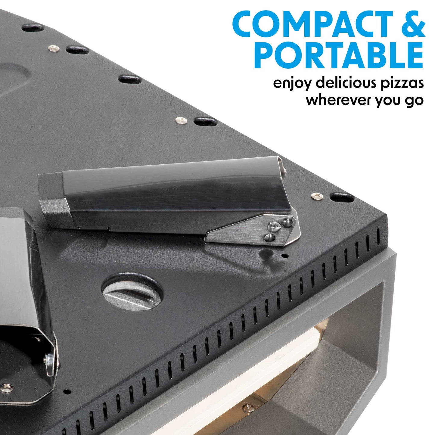 Gas Pizza Oven with 12" Pizza Peel & Water Resistant Cover/Carry Bag - DG257