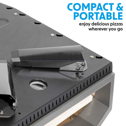 Gas Pizza Oven with 12" Pizza Peel & Water Resistant Cover/Carry Bag - DG257