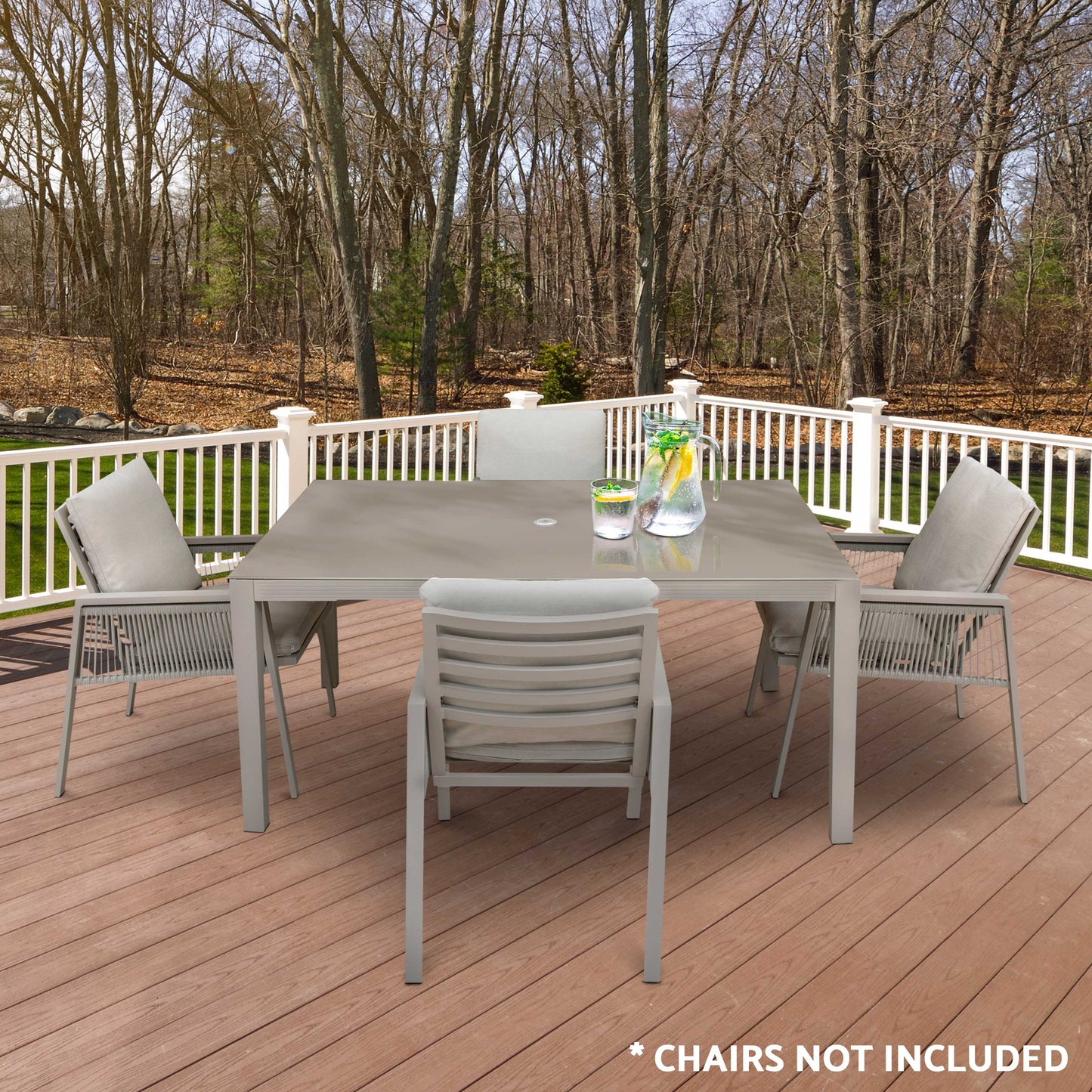 Dellonda Fusion Aluminium Outdoor Dining Table