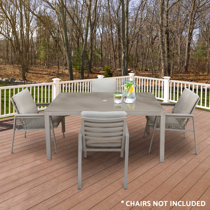 Dellonda Fusion Aluminium Outdoor Dining Table