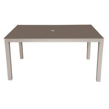Dellonda Fusion Aluminium Outdoor Dining Table