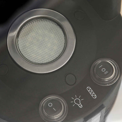 65cm Bistro Bar Table with 1200W Patio Heater, Black/Stainless Steel - DG62