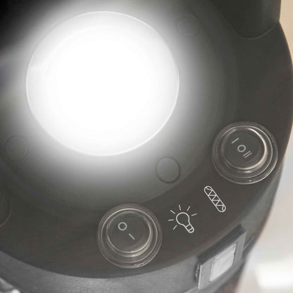 65cm Bistro Bar Table with 1200W Patio Heater, Black/Stainless Steel - DG62