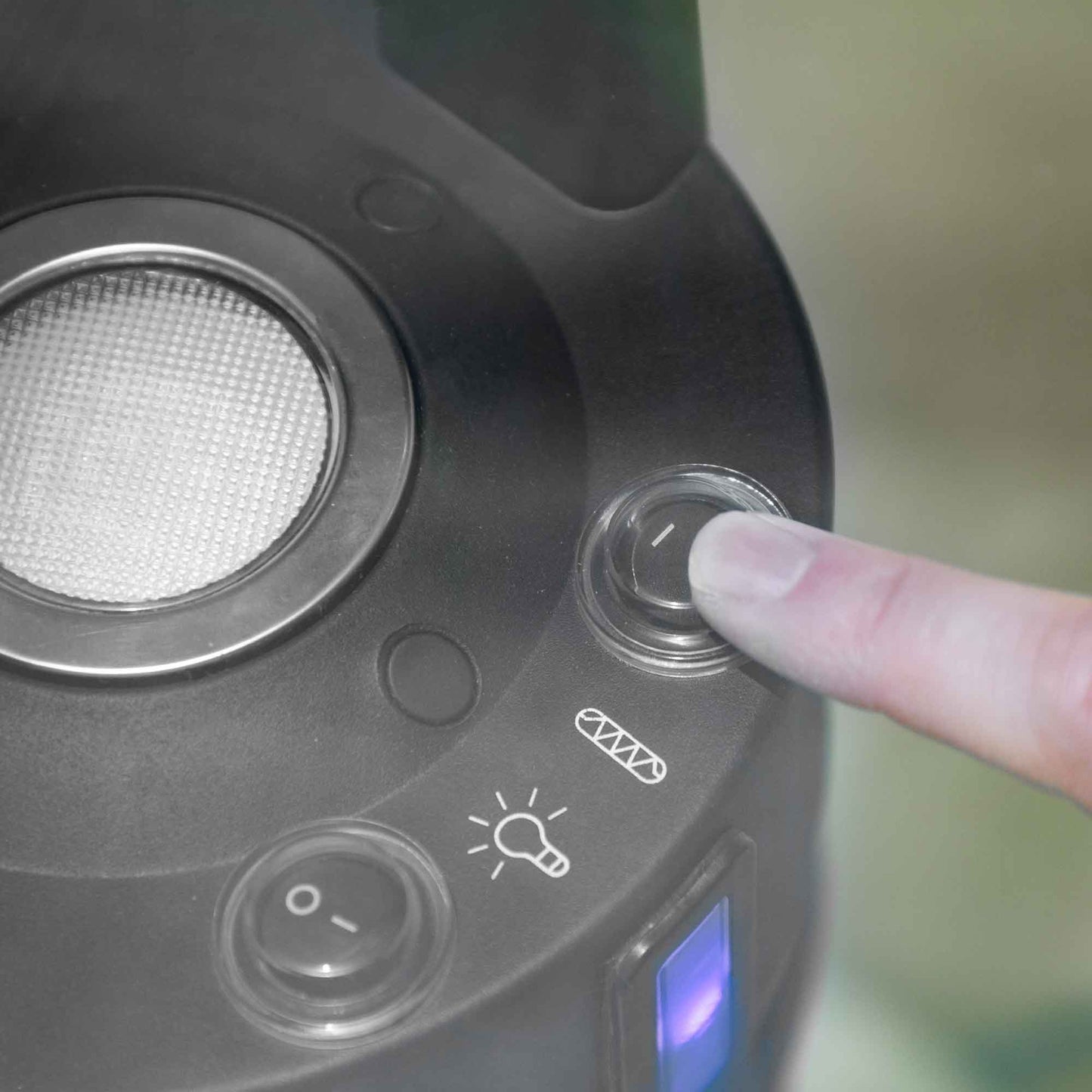 65cm Bistro Bar Table with 1200W Patio Heater, Black/Stainless Steel - DG62