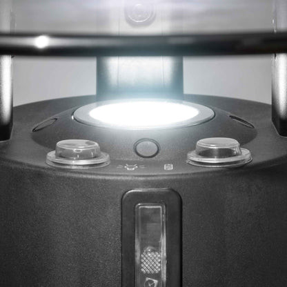 95cm Bistro Bar Table with 1600W Patio Heater, Black/Stainless Steel - DG63