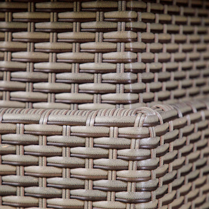 Chester Rattan Wicker Height-Adjustable Outdoor Dining Table - Brown - DG73