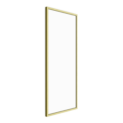 Origins Living Docklands Rectangular Mirror 41 40x100cm Brushed Brass - Hot Tub Shop