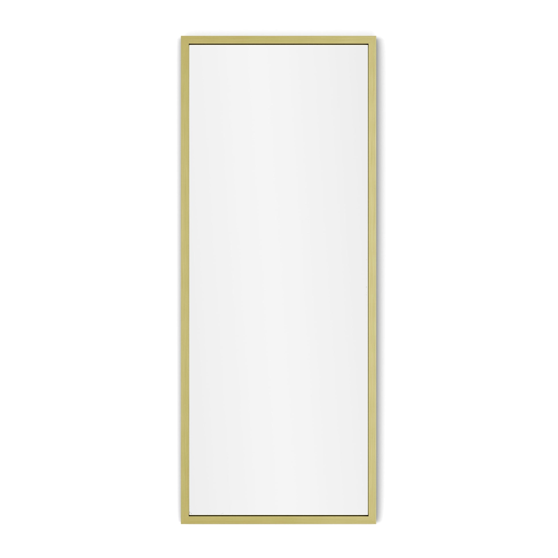 Origins Living Docklands Rectangular Mirror 41 40x100cm Brushed Brass - Hot Tub Shop