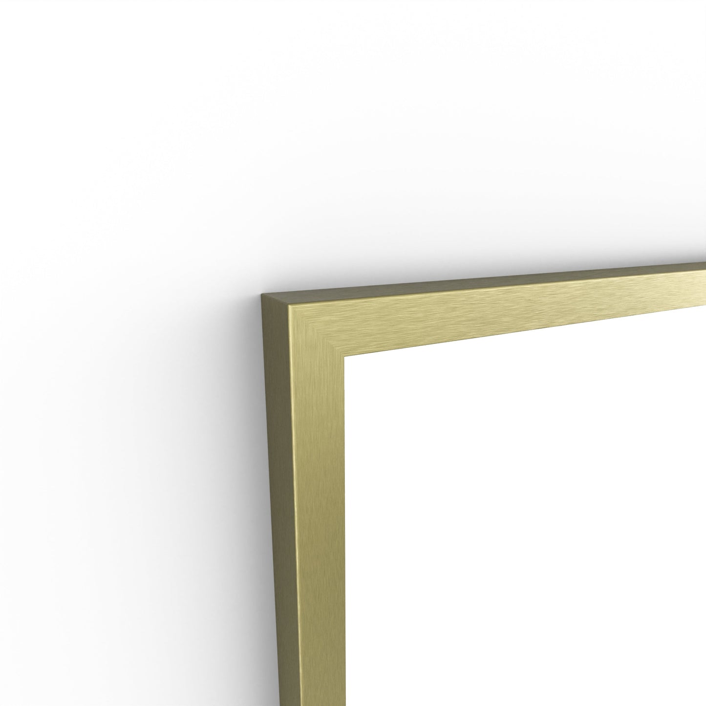 Origins Living Docklands Rectangular Mirror 41 40x100cm Brushed Brass - Hot Tub Shop