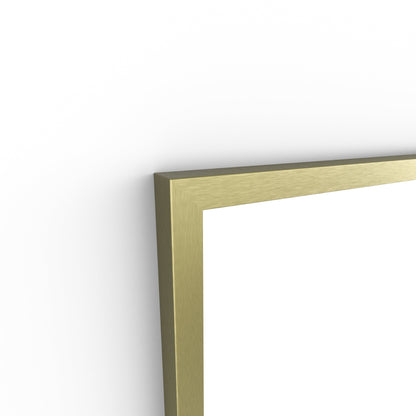 Origins Living Docklands Rectangular Mirror 41 40x100cm Brushed Brass - Hot Tub Shop