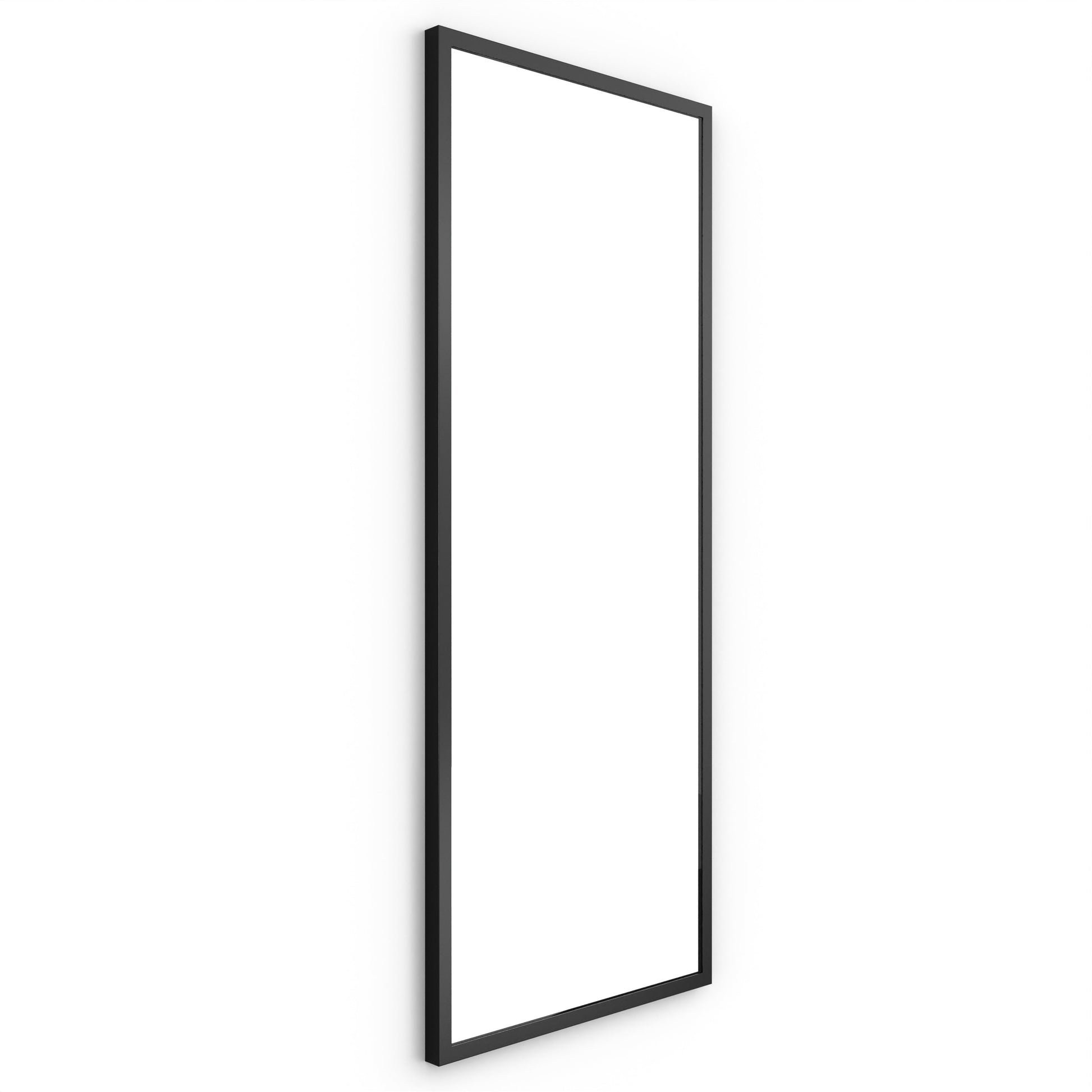 Origins Living Docklands Rectangular Mirror 41 40x100cm Matt Black - Hot Tub Shop