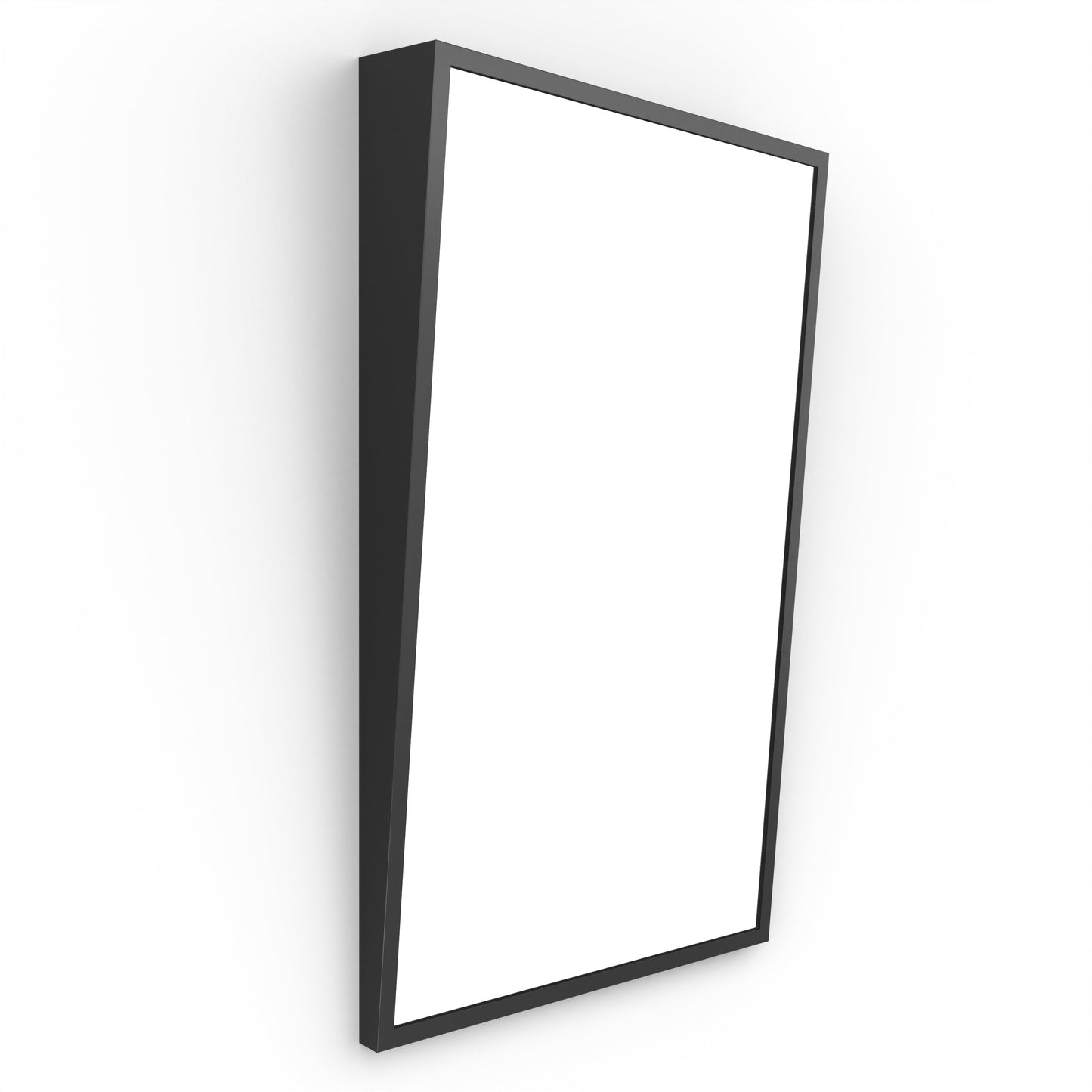 Origins Living Docklands Inclusive Angled Mirror 50x80cm Matt Black - Hot Tub Shop