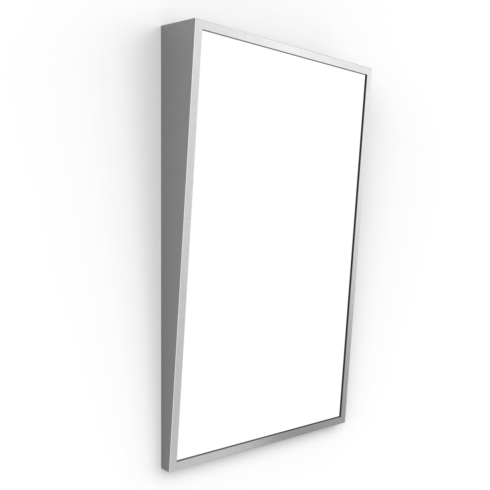 Origins Living Docklands Inclusive Angled Mirror 50x80cm Brushed Stainless Steel - Hot Tub Shop
