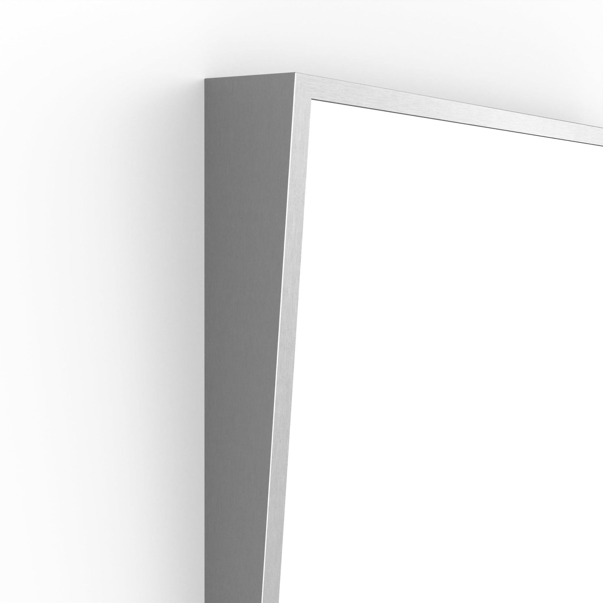 Origins Living Docklands Inclusive Angled Mirror 50x80cm Brushed Stainless Steel - Hot Tub Shop