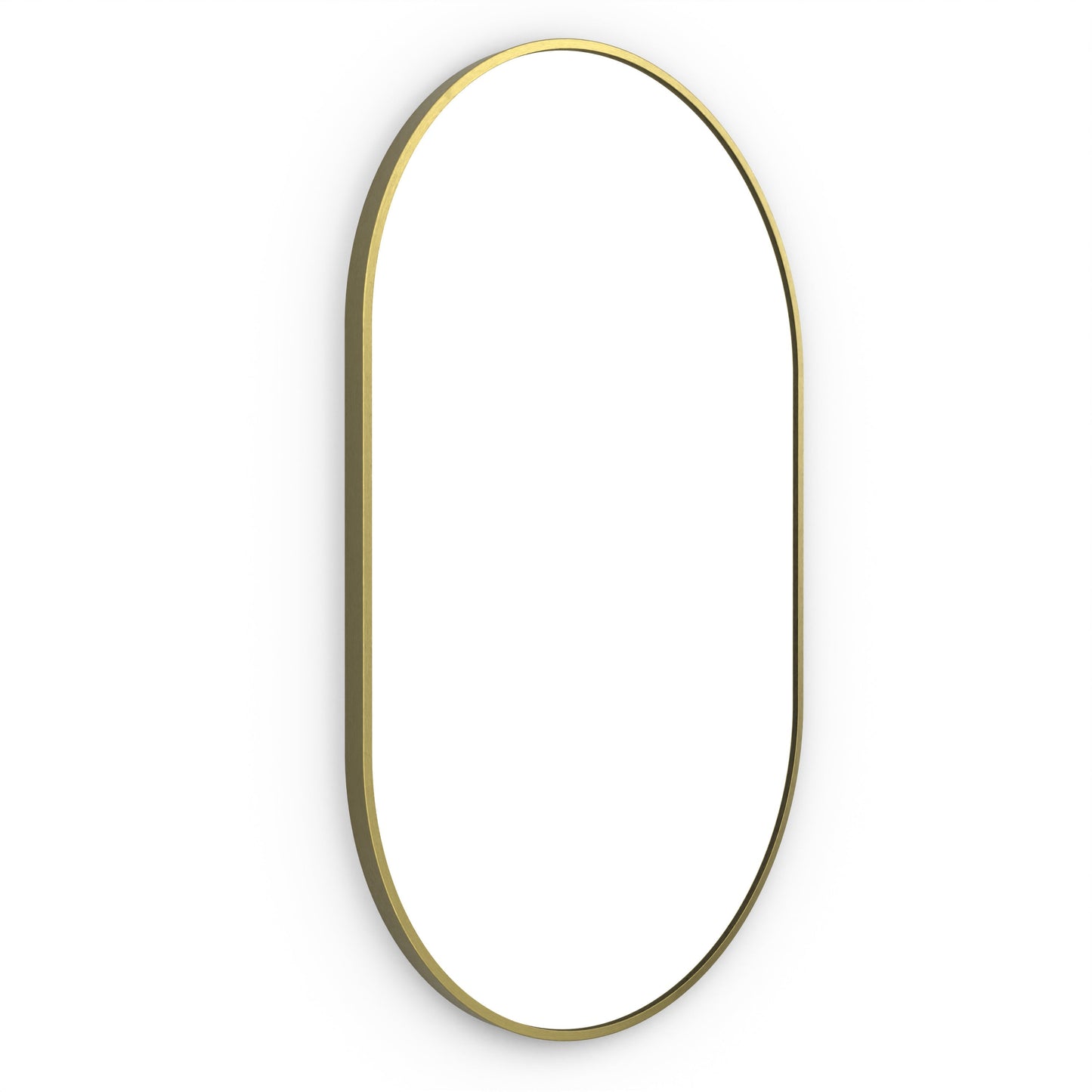 Origins Living Docklands Capsule Mirror 50x80cm Brushed Brass - Hot Tub Shop