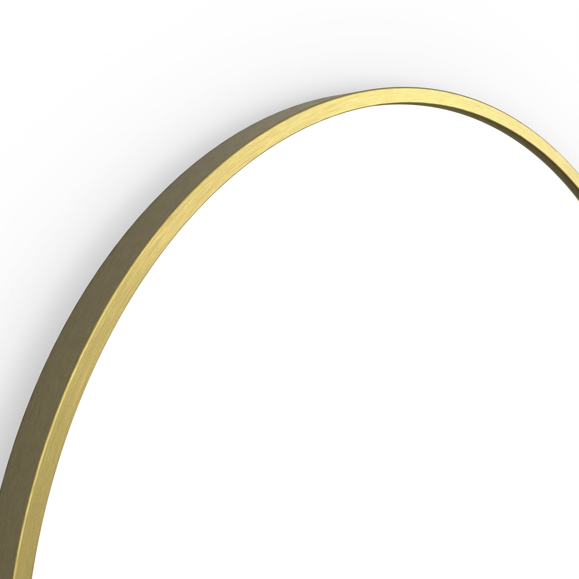 Origins Living Docklands Capsule Mirror 50x80cm Brushed Brass - Hot Tub Shop