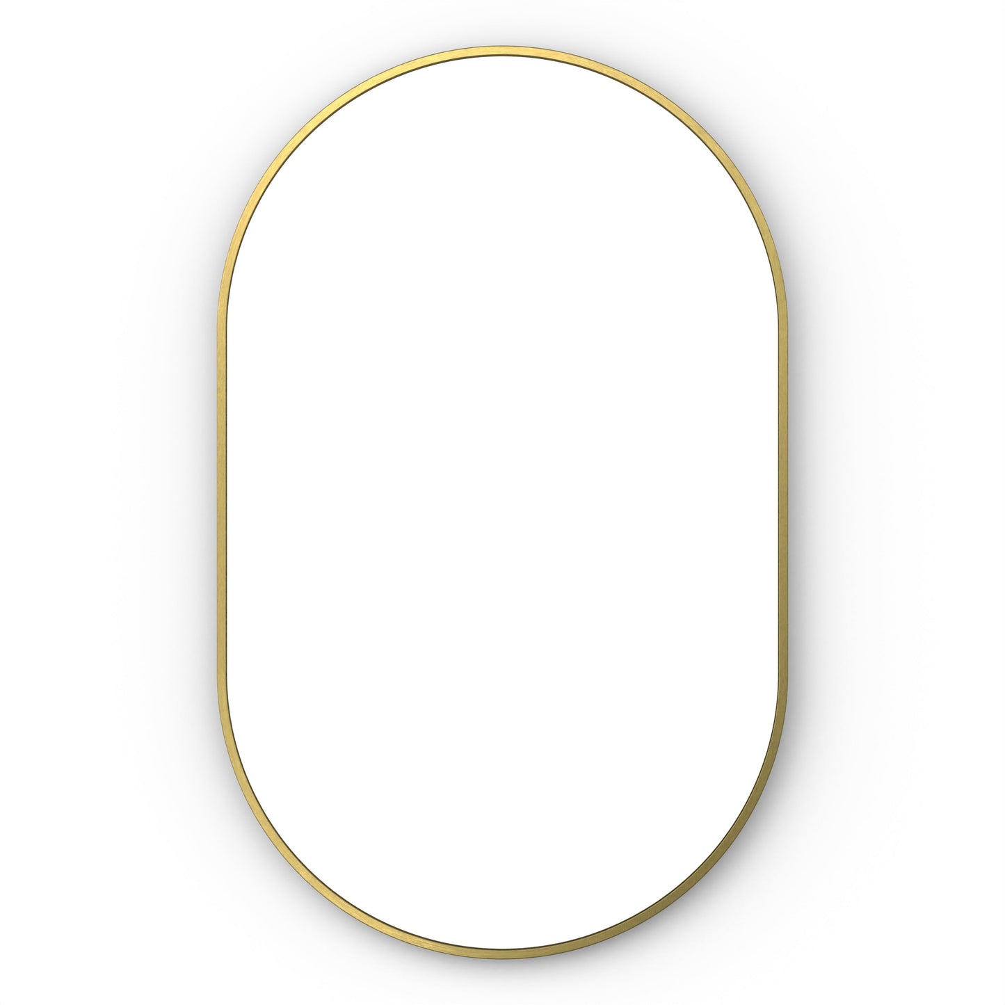 Origins Living Docklands Capsule Mirror 50x80cm Brushed Brass - Hot Tub Shop