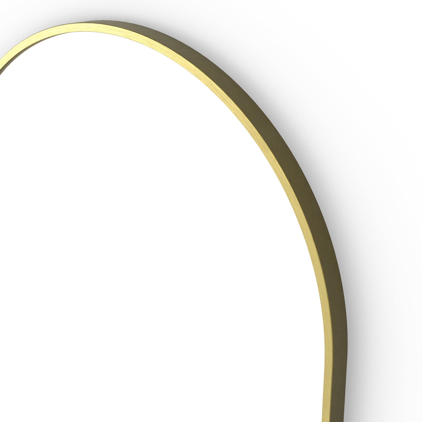 Origins Living Docklands Capsule Mirror 50x80cm Brushed Brass - Hot Tub Shop