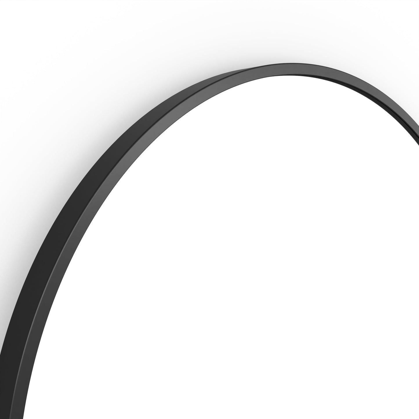 Origins Living Docklands Capsule Mirror 50x80cm Matt Black - Hot Tub Shop