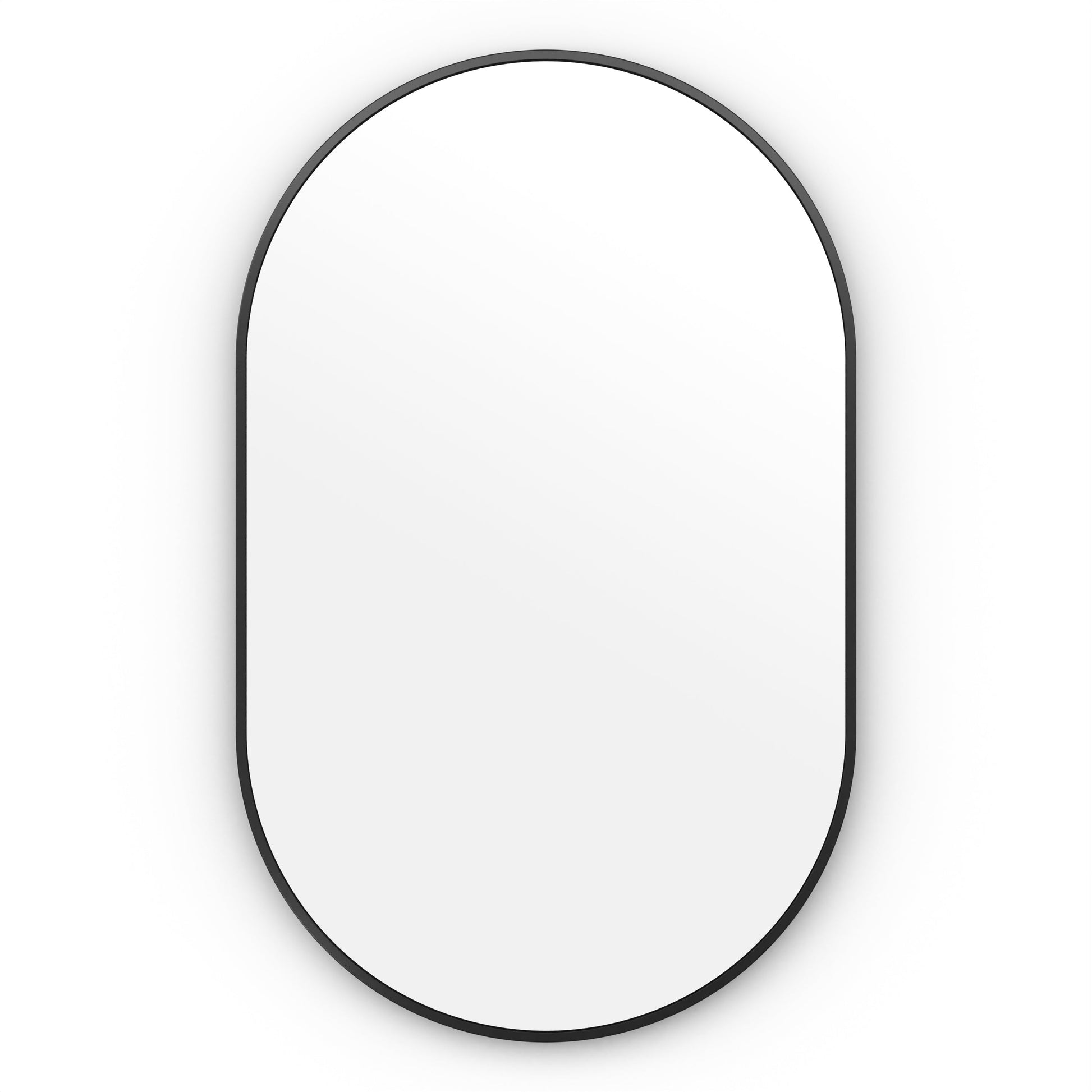 Origins Living Docklands Capsule Mirror 50x80cm Matt Black - Hot Tub Shop