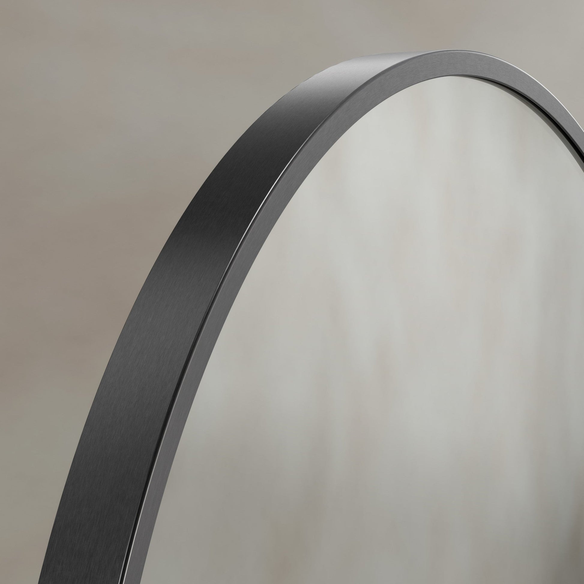 Origins Living Docklands Round Mirror 60cm Gunmetal - Hot Tub Shop