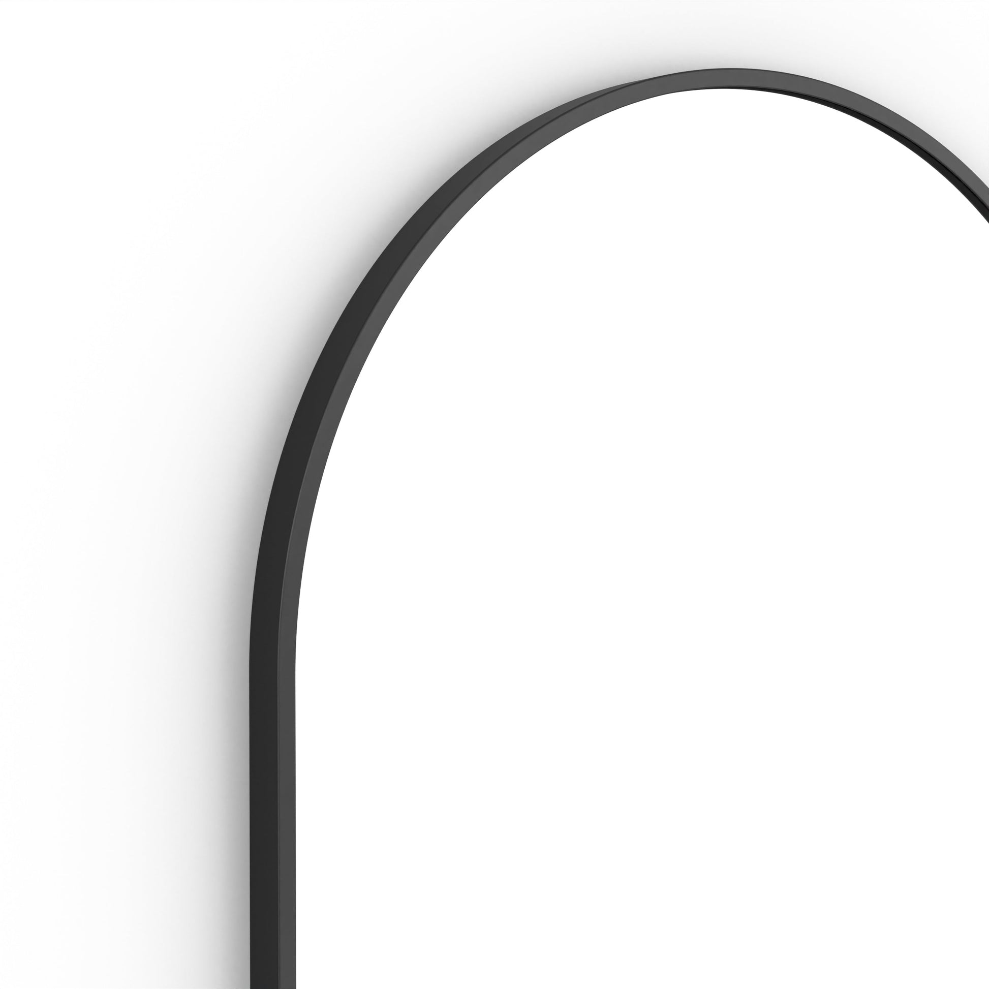 Origins Living Docklands Arch Mirror 50x80cm Matt Black - Hot Tub Shop