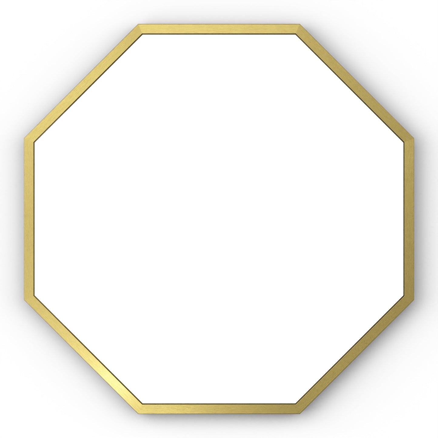 Origins Living Docklands Octagon Mirror 60x60cm Brushed Brass - Hot Tub Shop