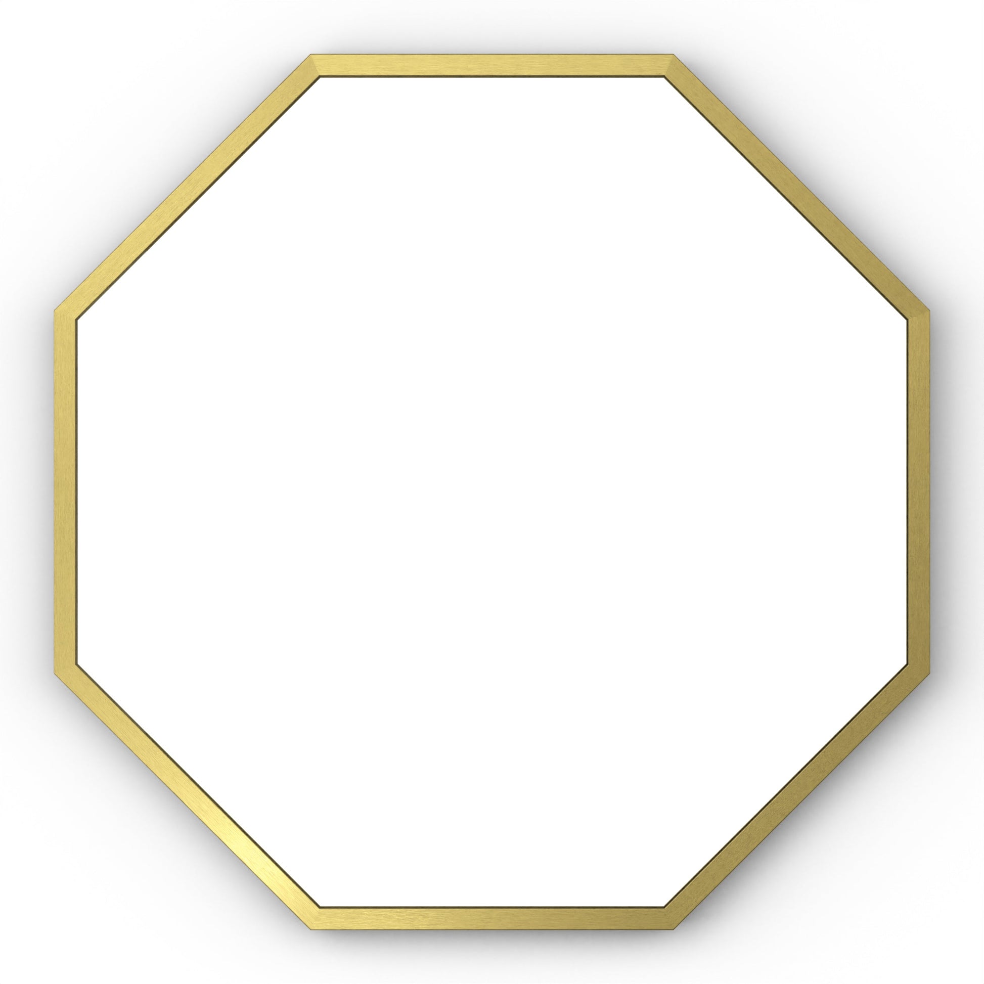 Origins Living Docklands Octagon Mirror 60x60cm Brushed Brass - Hot Tub Shop