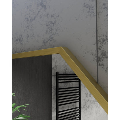 Origins Living Docklands Octagon Mirror 60x60cm Brushed Brass - Hot Tub Shop