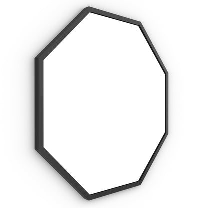 Origins Living Docklands Octagon Mirror 60x60cm Matt Black - Hot Tub Shop