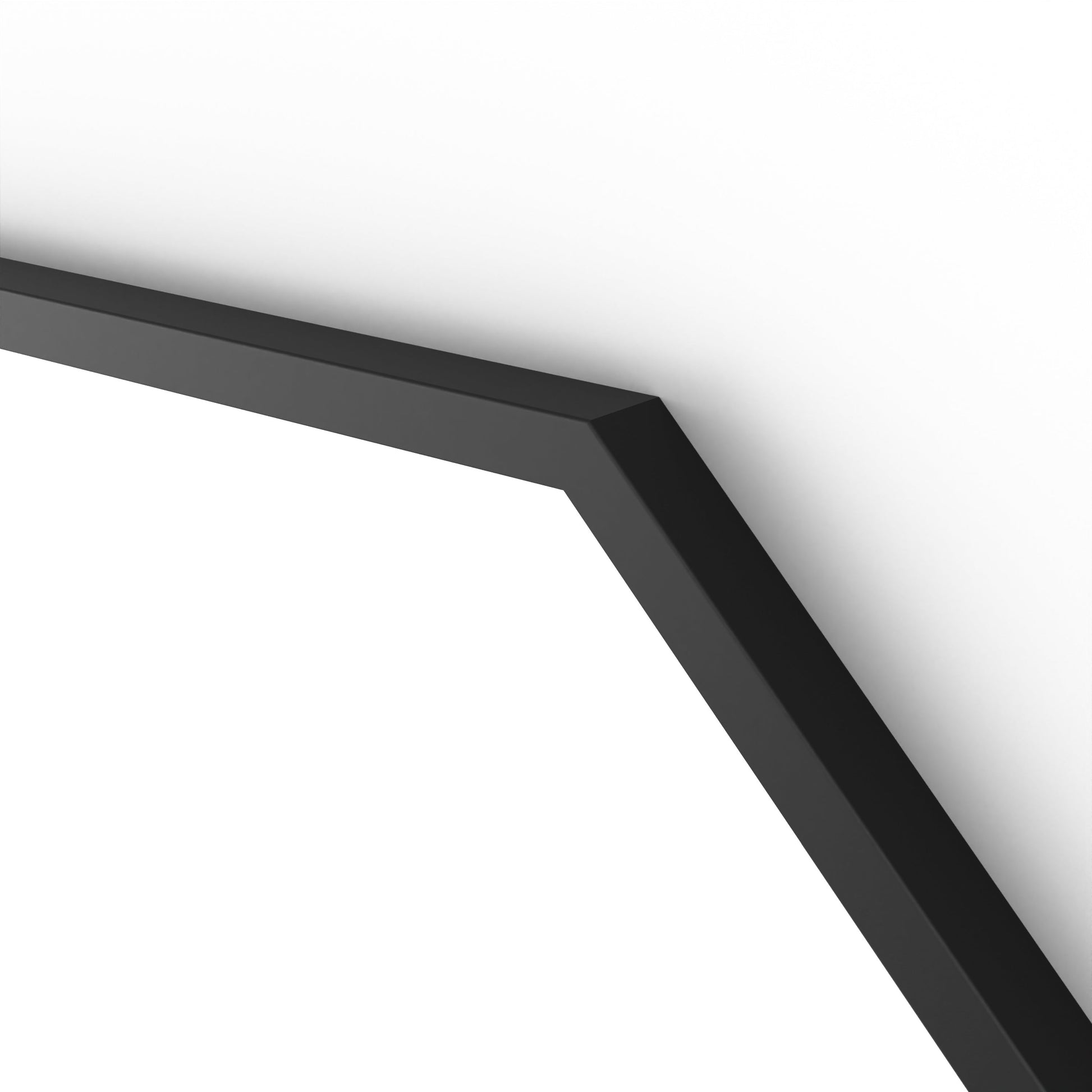 Origins Living Docklands Octagon Mirror 60x60cm Matt Black - Hot Tub Shop